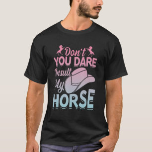 T-shirt Horse Girl Horseback équitation équestre 7