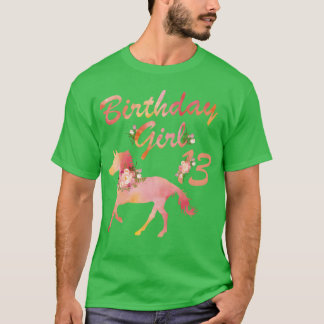 T-shirt Horse Lover 13e anniversaire pour les filles Love 