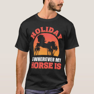 T-shirt Horse Lover équitation Instructeur garçon