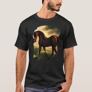 T-shirt Horse Painting Vintage