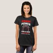 T-shirt Horse Power Is My Addiction  Racing Mens Drag Race (Devant entier)