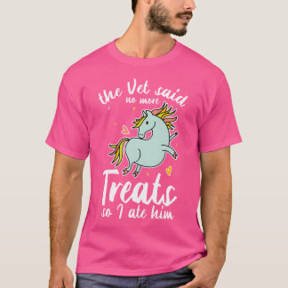 T-shirt Horse Pun No More Treats Horseback Riding Girls Ch