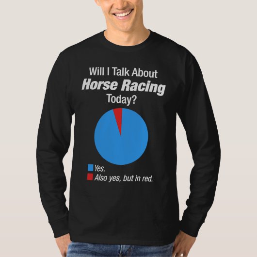 T-shirt Horse Racing  Obsessed (Devant)