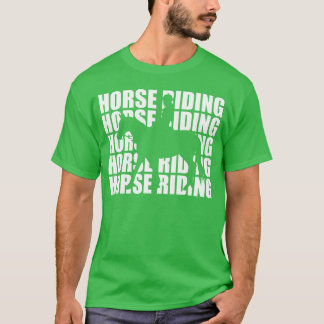 T-shirt Horse Riding fille