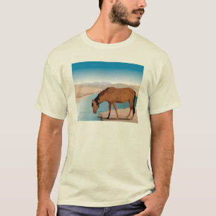 T-shirt Horse s'arrête pour boire un verre sur Western Sce