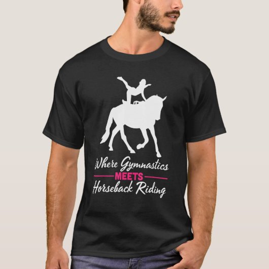 T-shirt Horse Vaulting For Horse Vaulter Vaulting Girls An (Devant)