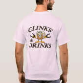 T-shirt HorseChaussures "Clinks" Longue Manche Vêtements a (Dos)