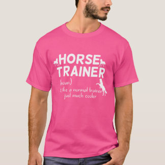 T-shirt Horserainer Définition Drôle Cheval Lover garçon