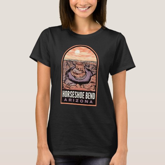 T-shirt Horseshoe Bend Arizona (Devant)