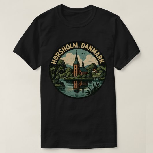T-shirt Hørsholm Denmark Church (Design devant)