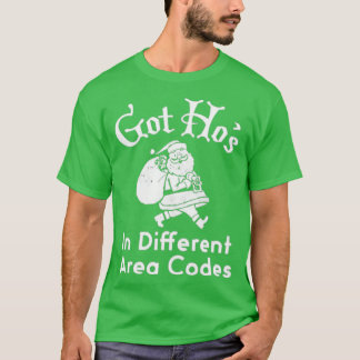 T-shirt Ho's dans les différents codes de zone