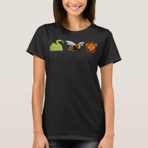 T-shirt Hose Bee Lion Icônes Drôle Hoches Be Lying Pun Int