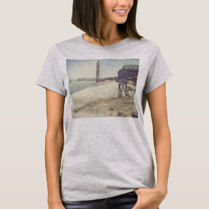 T-shirt Hospice et phare, Honfleur de Georges Seurat