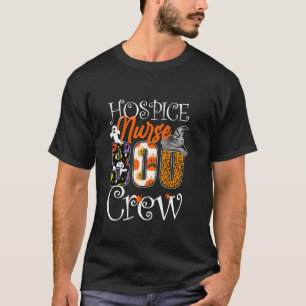 T-shirt Hospice Nurse Boo Crew Halloween Hospice Nurse Par