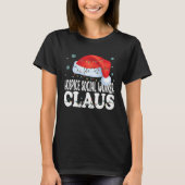 T-shirt Hospice Social Worker Claus Christmas Matching Co (Devant)