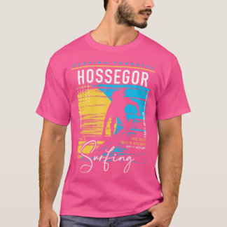 T-shirt Hossegor Surf Rétro Graphique Surf Vintage Surfeur