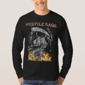 T-shirt HOSTILE RAGE - Sur la manchette longue de la rampa (Devant)