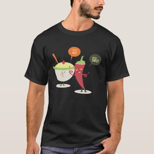 T-shirt Hot and Sweet Chili Pepper Ice Cream (Devant)