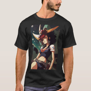 T-shirt Hot Anime Girl Space Cowboy Ranger