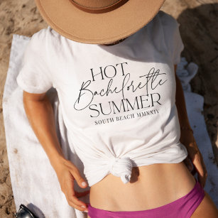 T-shirt Hot Bachelorette été personnalisé Bachelorette fêt