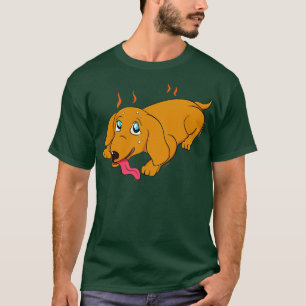 T-shirt Hot Chien Funny Animaux de chauffage Amoureux des