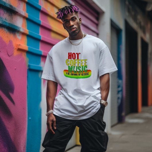 T-shirt Hot Coffee Music