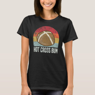 T-shirt Hot Cross Bun Easter Retro Vintage 1970