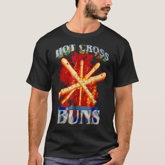 T-shirt Hot Cross Buns Funny (Devant)