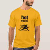 T-shirt Hot Diggity disque ultime creuser (Devant)