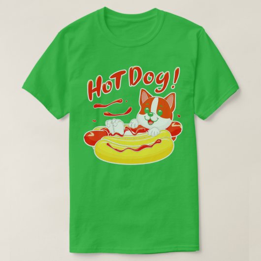 T-shirt hot dog (Design devant)