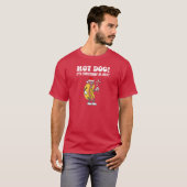T-shirt Hot Dog C'est Noël En Juillet (Devant entier)