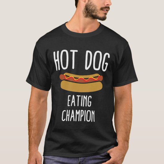 T-shirt Hot Dog Eating Champion (Devant)