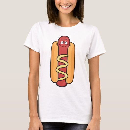 T-shirt Hot-dog Emoji (Devant)