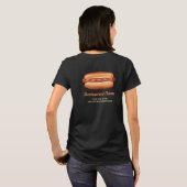 T-shirt Hot Dog Illustration Custom Fast Food Restaurant (Dos entier)