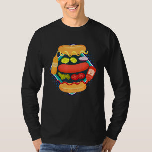 T-shirt Hot Dog Kit I Fast Food Sausson Hotdogs Food Wiene