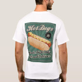 T-shirt Hot Dog Retro (Dos)