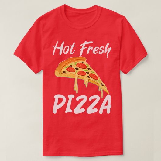 T-shirt Hot Fresh Pizza Snack Pizzalove Pizza 531 890 (Design devant)