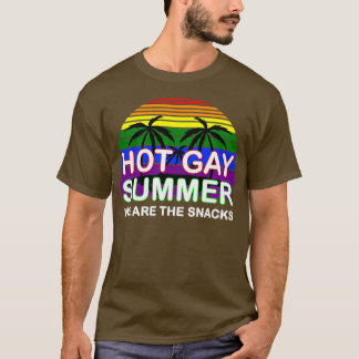 T-shirt Hot Gay Été Nous Sommes Les Snacks LGBT Appareils