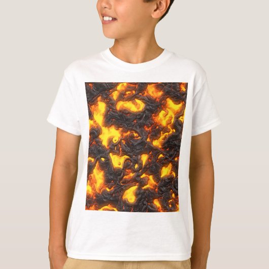 T-shirt Hot lava (Devant)