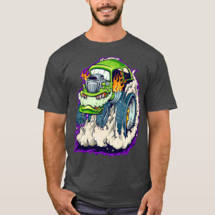 T-shirt Hot road car monster vape Gift 2