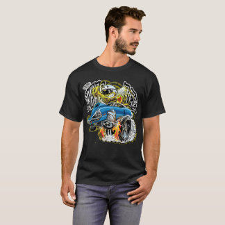 T-shirt Hot rod fait sur commande d'abeille du monstre