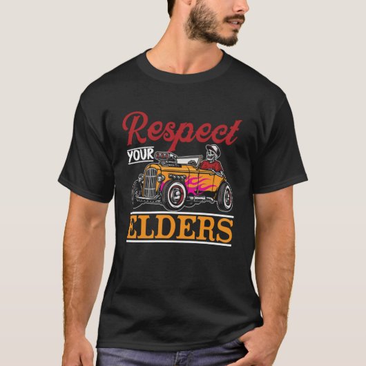 T-shirt Hot Rods Legend - Hot Rods -Respectez vos aînés - (Devant)