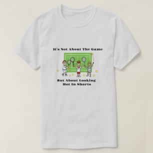 T-shirt Hot Shorts pour tennis masculin drôle