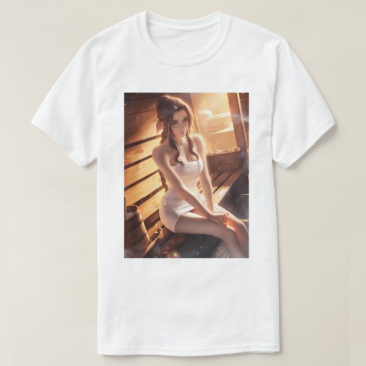 T-shirt Hot Spring Aerith 72 (Design devant)