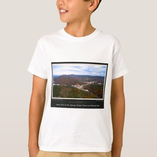 T-shirt Hot Springs City et National Park Centennial Ed (Devant)
