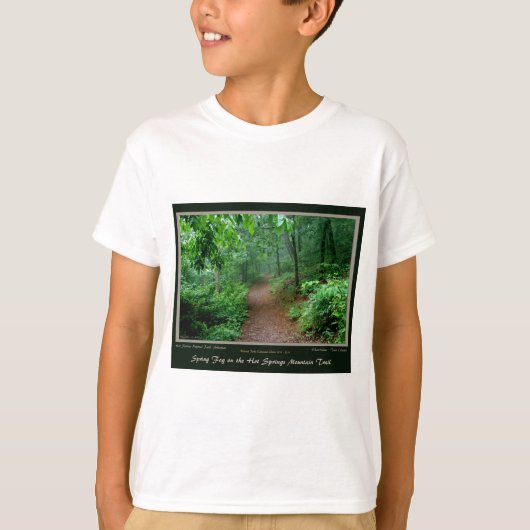 T-shirt Hot Springs Mt Trail National Park Centennial Ed (Devant)