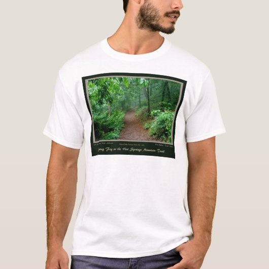 T-shirt Hot Springs Mt Trail National Park Centennial Ed (Devant)