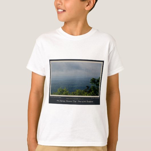 T-shirt Hot Springs National Park Rainforest Centennial Ed (Devant)
