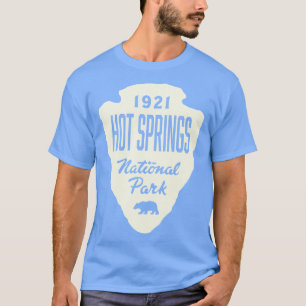 T-shirt Hot Springs Parc national Bear Arrowhead Tan