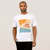 T-shirt Hot Summer Vintage Retro Vibes (Devant entier)
